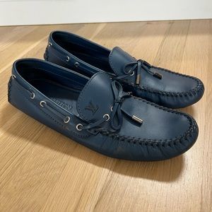 LV Leather driver loafers. Great!